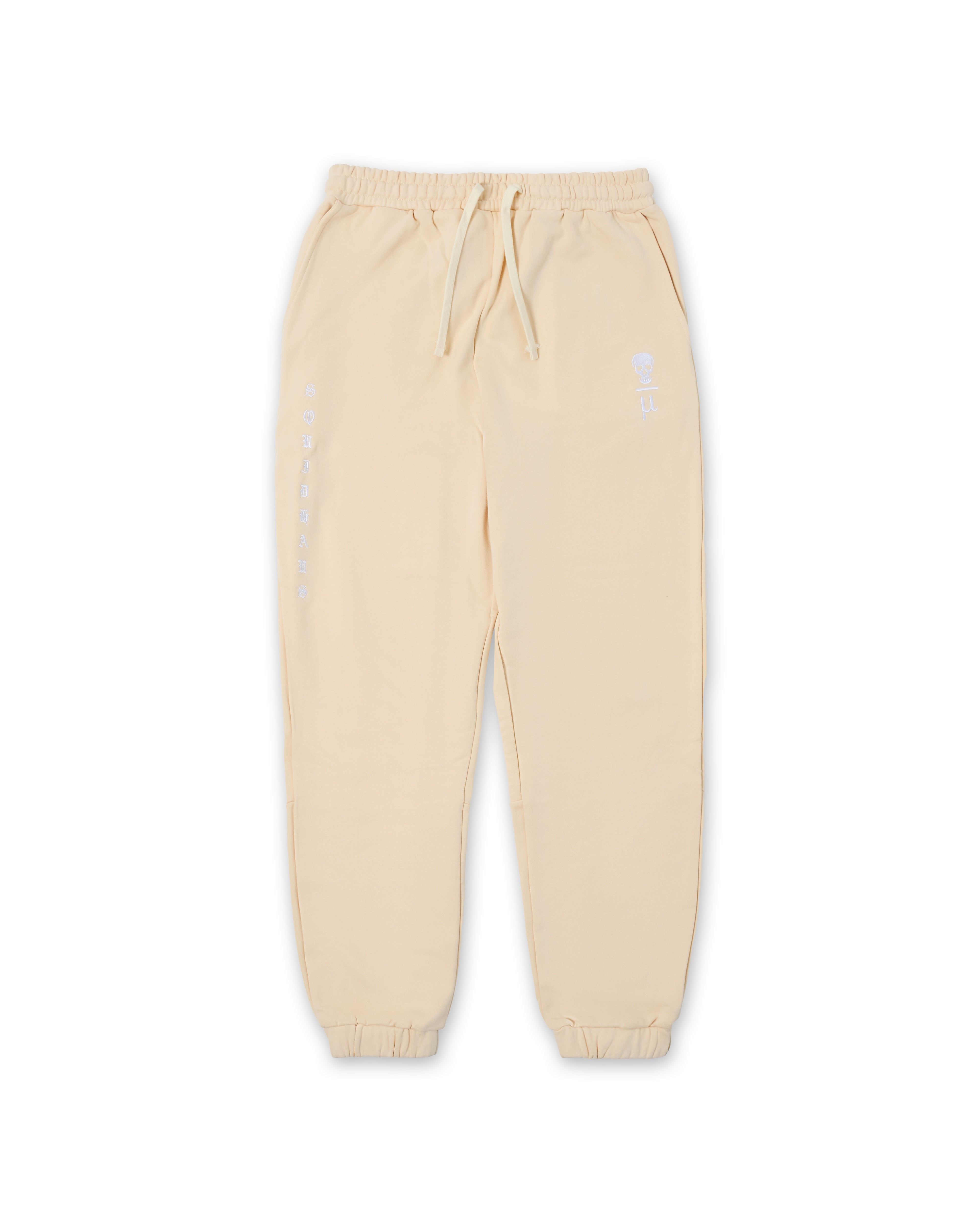 Cream colored sweatpants sale