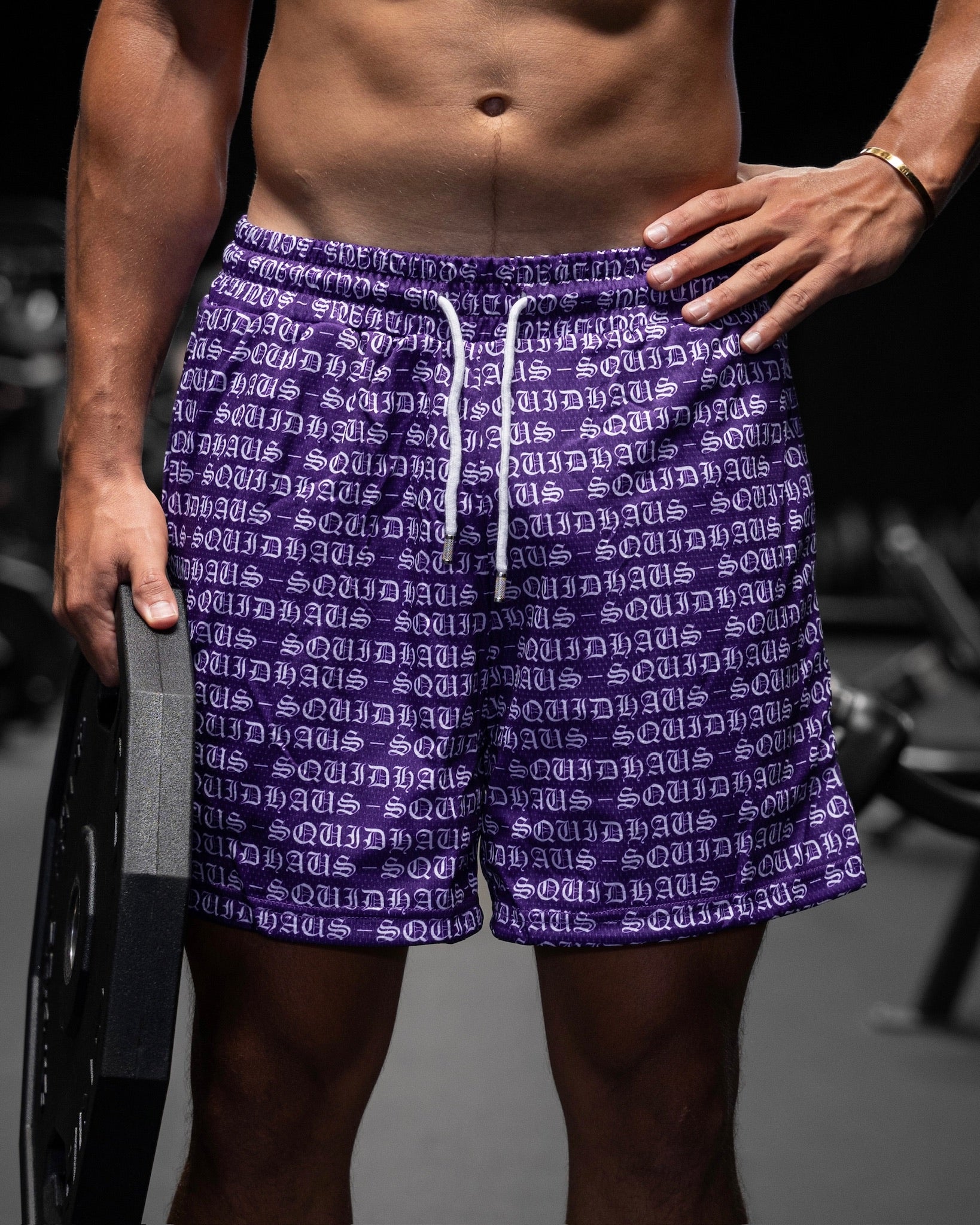 Mesh Shorts 6" Inseam - Purple