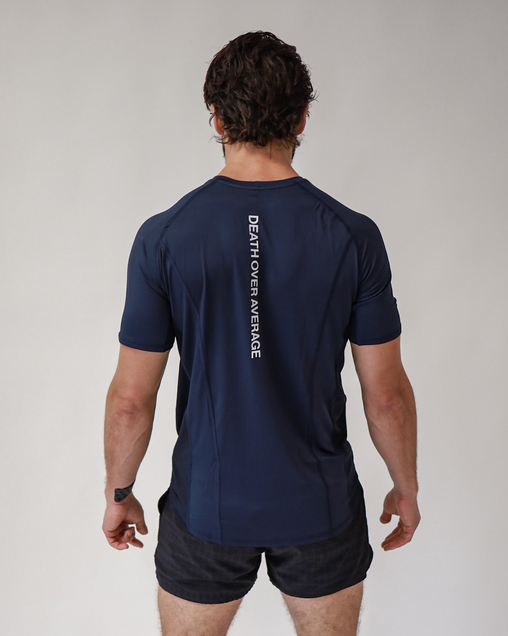 Pro-Tech V1 Athletic Fitted Short Sleeve Tee - Navy