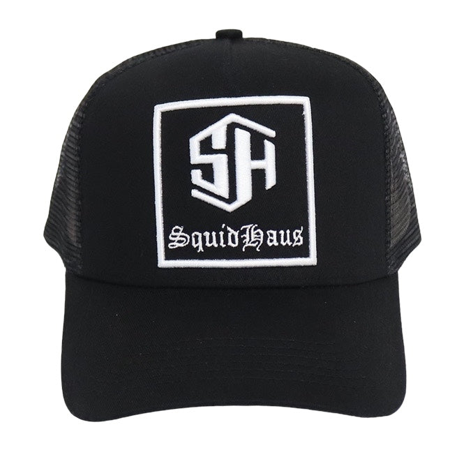 Black & White SquidHaus Trucker Hat