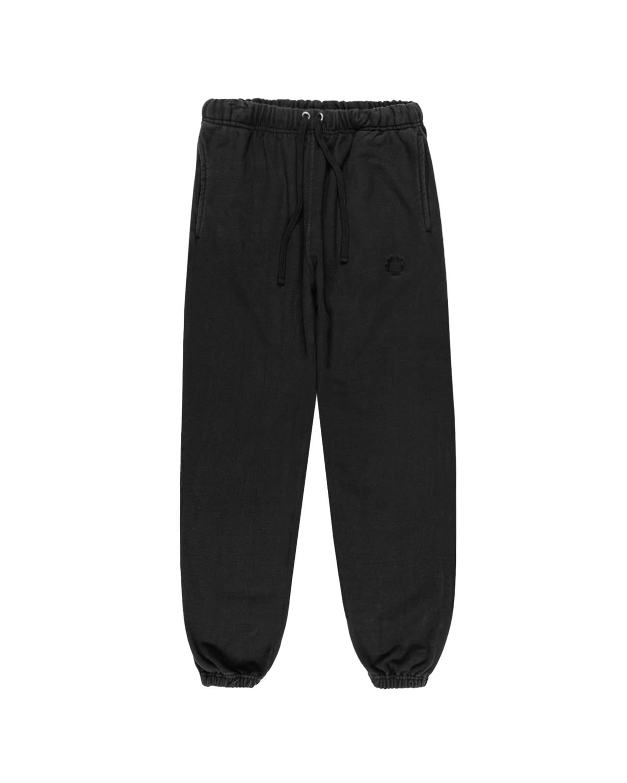 A pair of the Squidhaus Essentials oversized vintage sweatpants in black