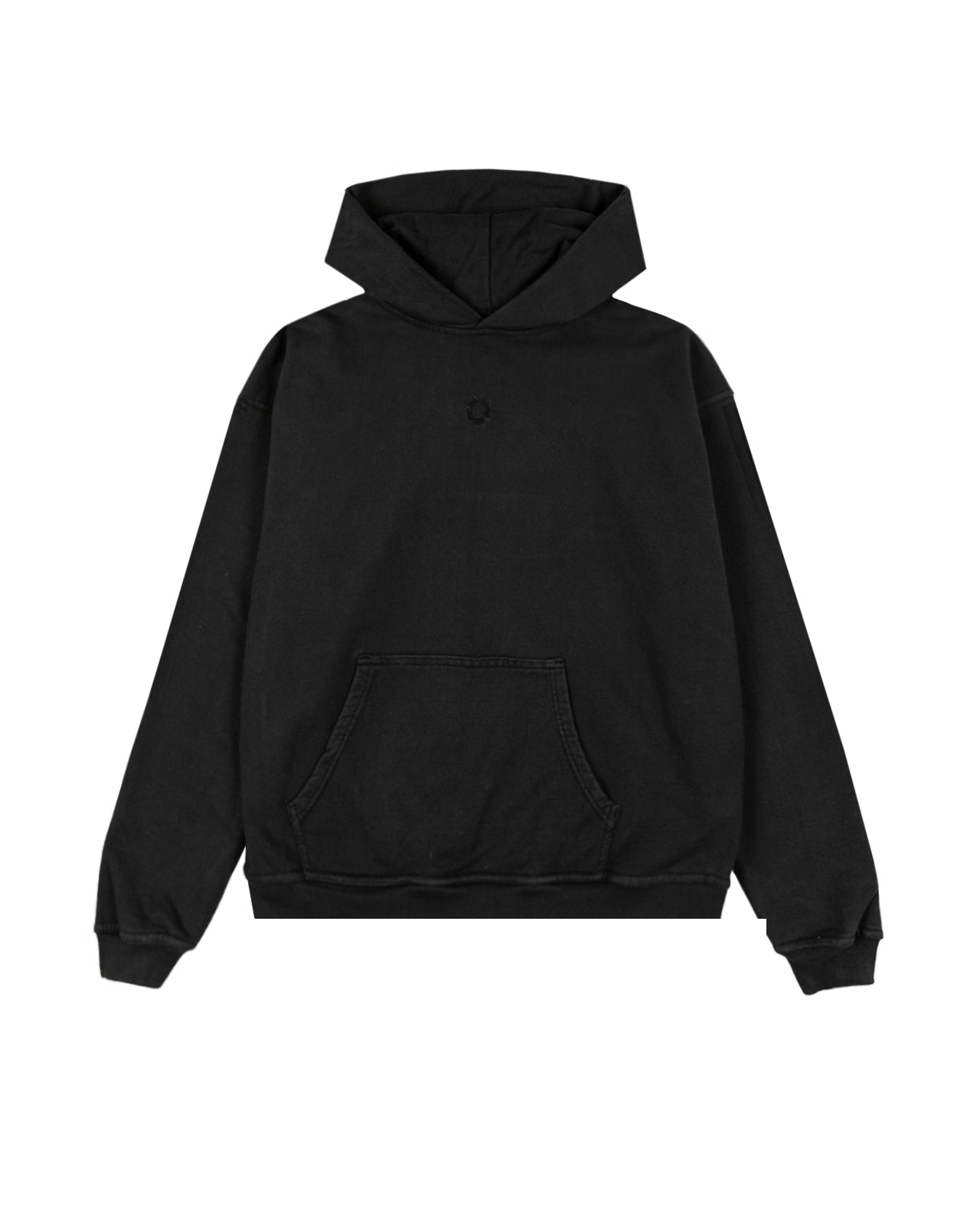 The Squidhaus Essentials oversized vintage hoodie in black